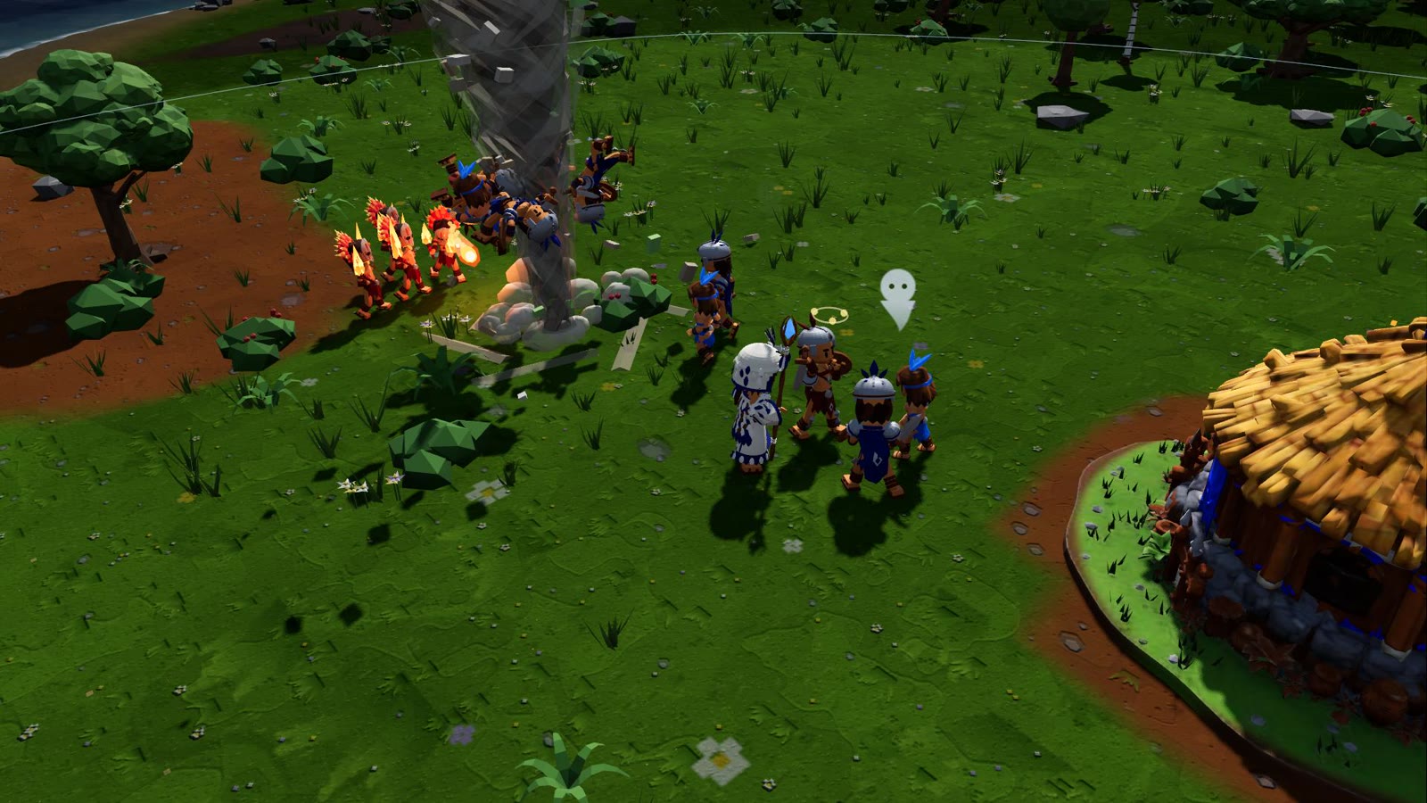 A tornado in a battle